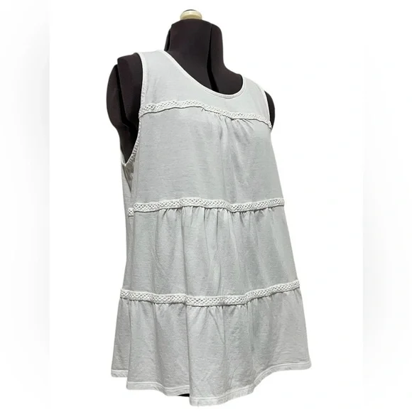Lauren Conrad Summertime Lightweight Sleeveless Tank Size M - Picture 2 of 7